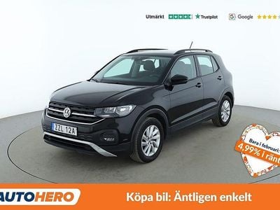 Svart Begagnad 2019 VW T-Cross SUV | 161 000 kr (Marknadspris)