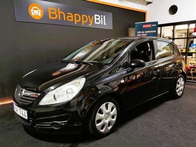 Svart Begagnad 2008 Opel Corsa Halvkombi | 29 899 kr (Marknadspris)