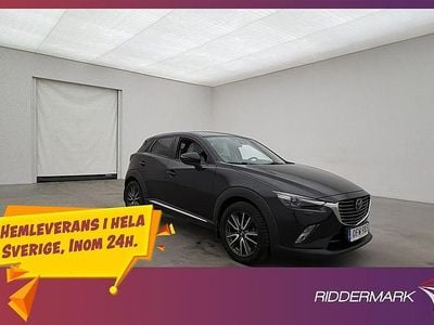 Svart Begagnad 2016 Mazda CX-3 Optimum SUV | 174 800 kr (Marknadspris)