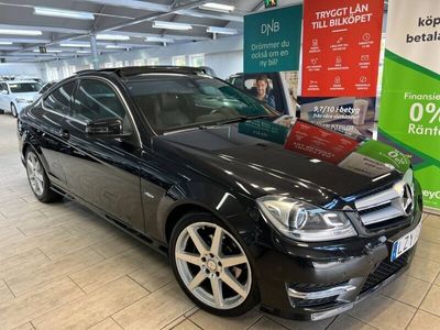 begagnad Mercedes C220 CDI Coupé*7G*1000kr/mån*AMG*Panoram*