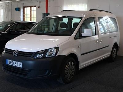 Vit Begagnad 2014 VW Caddy Maxi Minibuss | 134 900 kr