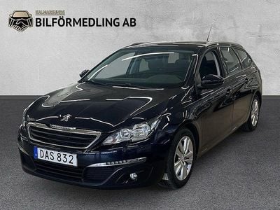Begagnad Peugeot 308 SW Active 110 HK (80 kW) 2015 Blå Kombi