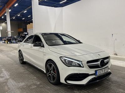 begagnad Mercedes CLA45 AMG Benz CLA 45 4M Coupé AMG Pano B-kamera H K 2017, Sportkupé