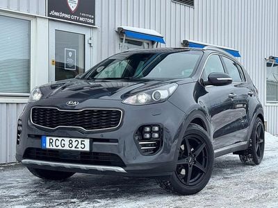 Begagnad Kia Sportage GT-Line 185 HK (136 kW) 2016 Grå SUV