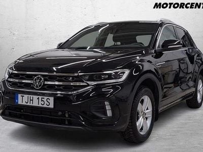 Svart Begagnad 2024 VW T-Roc R-line SUV | 399 000 kr (Dyr)