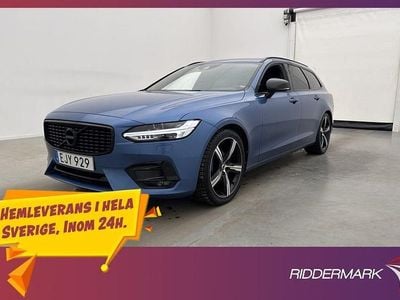 Blå Begagnad 2018 Volvo V90 R-Design Kombi | 259 800 kr (Dyr)