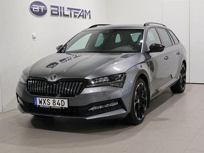 Grå Begagnad 2022 Skoda Superb SportLine Kombi | 419 900 kr (Dyr)