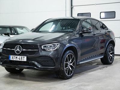 Grå Begagnad 2022 Mercedes GLC300e AMG line Sportkupé | 469 000 kr (Bra pris)