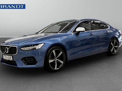 Begagnad Volvo S90 R-Design 412 HK (303 kW) 2018 Blå Sedan