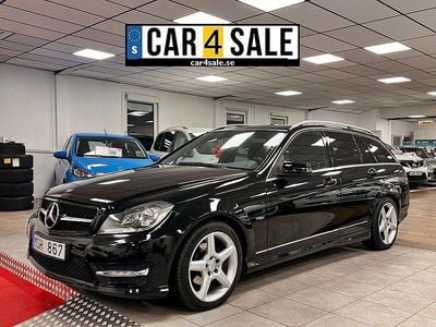 Svart Begagnad 2012 Mercedes C220 Avantgarde Kombi | 99 900 kr (Marknadspris)