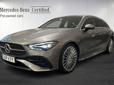 Begagnad Mercedes CLA200 Shooting Brake Advanced Plus 163 HK (119 kW) 2024 Mörkgrå Kombi