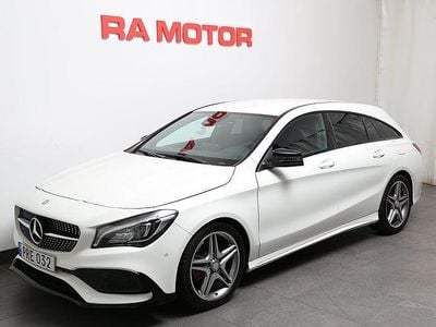 Vit Begagnad 2017 Mercedes CLA250 Shooting Brake AMG Kombi | 228 700 kr (Marknadspris)