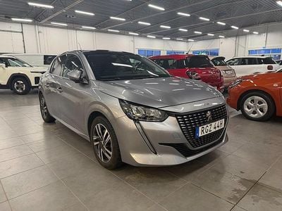 Grå Begagnad 2020 Peugeot 208 Allure Halvkombi | 169 000 kr (Marknadspris)