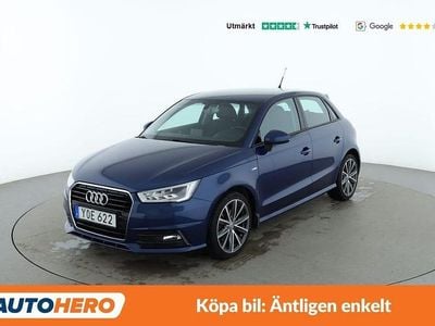 Blå Begagnad 2017 Audi A1 Sportback S-Line Halvkombi | 130 000 kr (Marknadspris)