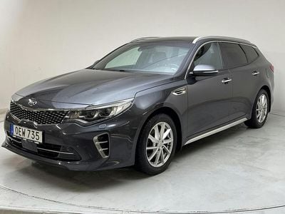 Grå Begagnad 2017 Kia Optima Sport Kombi | 199 900 kr (Marknadspris)