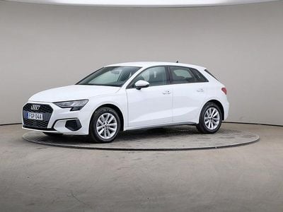 Begagnad Audi A3 Sportback 150 HK (110 kW) 2021 Vit Halvkombi