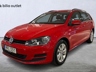 Röd Begagnad 2014 VW Golf VII Style Kombi | 99 900 kr (Marknadspris)
