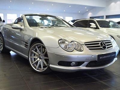 Begagnad Mercedes SL55 AMG AMG 507 HK (372 kW) 2002 Silver Cab