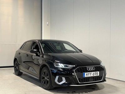 Begagnad Audi A3 Comfort 150 HK (110 kW) 2020 Svart Sedan