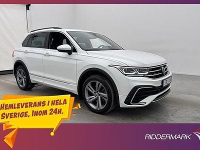 Vit Begagnad 2022 VW Tiguan R-line SUV | 309 800 kr (Marknadspris)