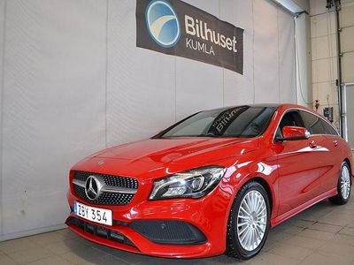 Röd Begagnad 2017 Mercedes CLA180 Shooting Brake AMG Kombi | 199 000 kr (Marknadspris)