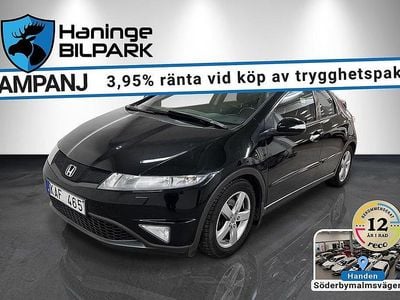 Svart Begagnad 2011 Honda Civic Sport Halvkombi | 49 995 kr (Marknadspris)
