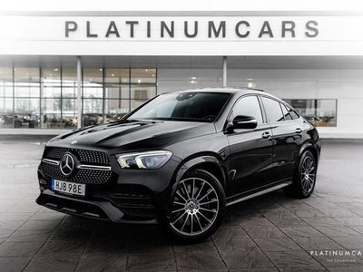 Svart solid Begagnad 2022 Mercedes GLE350 AMG Sportkupé | 829 000 kr (Dyr)