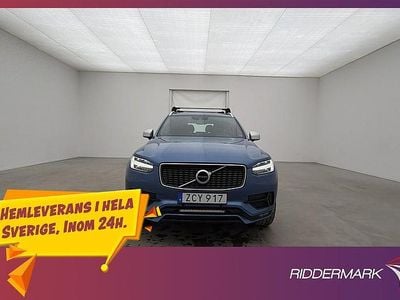 Begagnad Volvo XC90 R-Design 250 HK (183 kW) 2017 Blå SUV