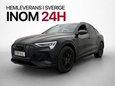 Begagnad Audi e-tron Sportback S-Line 300 kW (408 HK) 2022 Svart SUV