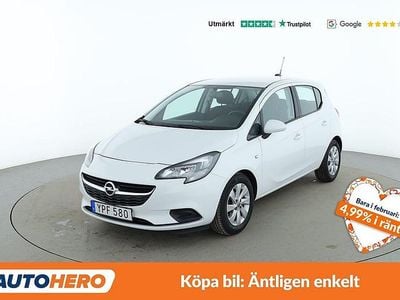 Begagnad Opel Corsa Enjoy 91 HK (66 kW) 2017 Vit Halvkombi