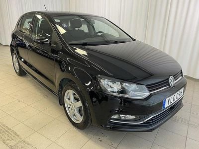 Begagnad VW Polo 90 HK (66 kW) 2017 Svart Halvkombi