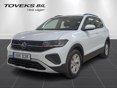 Pure white Begagnad 2024 VW T-Cross SUV | 198 900 kr (Marknadspris)