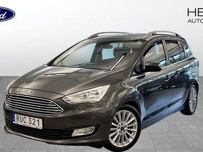Grå Begagnad 2018 Ford Grand C-Max Minibuss | 89 900 kr