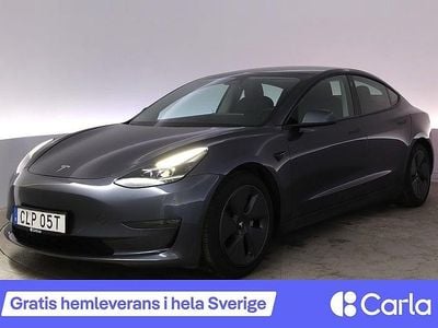 Grå Begagnad 2021 Tesla Model 3 Long Range AWD Sedan | 339 900 kr (Marknadspris)
