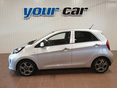 Begagnad Kia Picanto 67 HK (49 kW) 2015 Grå (silvermetallic) Halvkombi