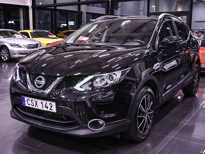 Svart Begagnad 2014 Nissan Qashqai Tekna SUV | 159 900 kr (Lite dyr)