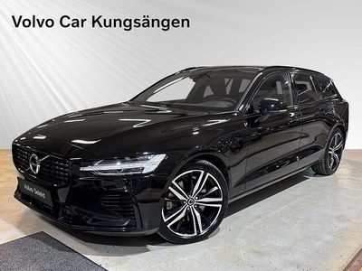 Svart Begagnad 2021 Volvo V60 R-Design Kombi | 399 900 kr (Dyr)