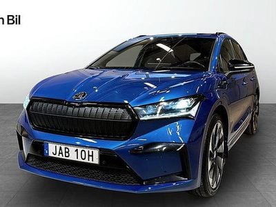 Blå Begagnad 2022 Skoda Enyaq iV SportLine SUV | 364 900 kr (Marknadspris)