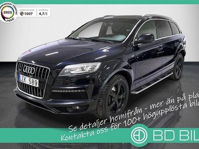 Begagnad Audi Q7 S-Line 245 HK (180 kW) 2013 Svart SUV