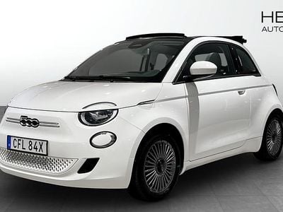 Vit Begagnad 2022 Fiat 500e Icon Halvkombi | 189 900 kr (Marknadspris)