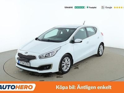 Begagnad Kia Ceed Advance 136 HK (100 kW) 2017 Vit Halvkombi
