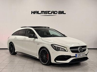 Begagnad Mercedes CLA45 AMG Shooting Brake AMG 381 HK (280 kW) 2017 Vit Kombi