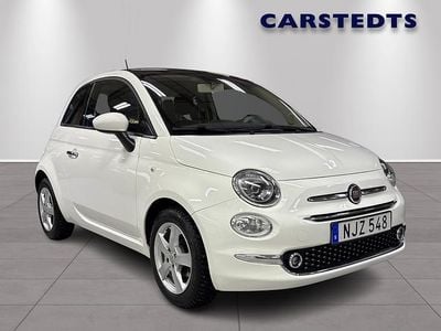 Vit Begagnad 2016 Fiat 500 Lounge Halvkombi | 94 900 kr (Marknadspris)