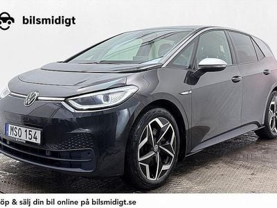 Begagnad VW ID.3 Pro 150 kW (204 HK) 2020 Mörkgrå Halvkombi