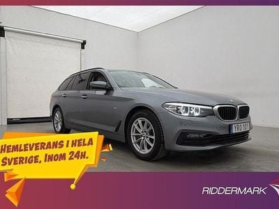 Blå Begagnad 2017 BMW 520 Sport Line Kombi | 189 800 kr (Lite dyr)