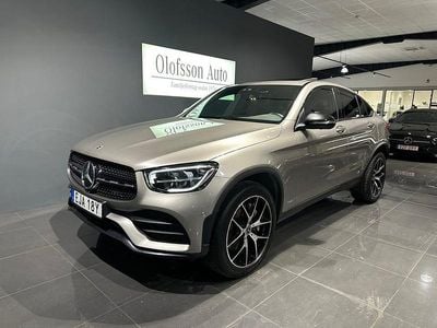 Mojavesilver met Begagnad 2023 Mercedes GLC300 AMG line Plus Sportkupé | 569 000 kr