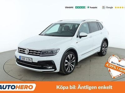Begagnad VW Tiguan Allspace Highline 200 HK (147 kW) 2018 Vit SUV