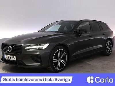 Mörkgrå Begagnad 2021 Volvo V60 R-Design Kombi | 329 990 kr (Bra pris)