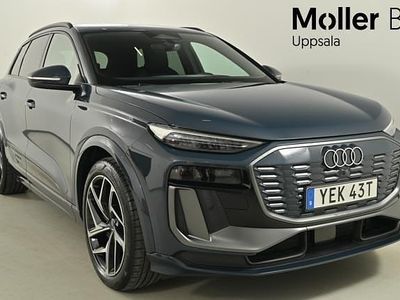 Plasmablå metallic Begagnad 2024 Audi Q6 e-tron S-Line SUV | 798 000 kr (Marknadspris)