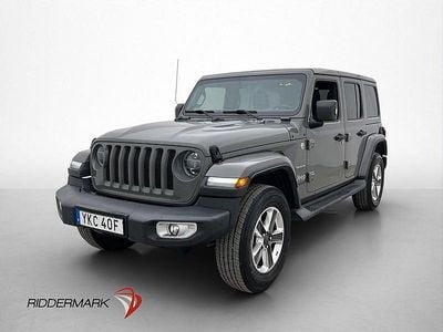 Begagnad Jeep Wrangler Unlimited Sahara 272 HK (200 kW) 2018 Grå SUV